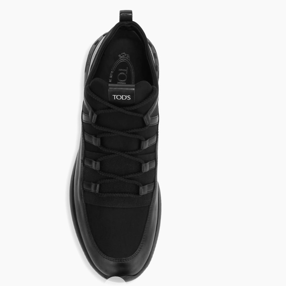 Tod's No Code Sportivo Leather & Neoprene Sneakers UK Size 7.5 - Picture 1 of 16